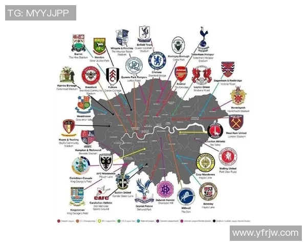 英超球队在地图上的位置分布 英超球队在地图上的位置分布